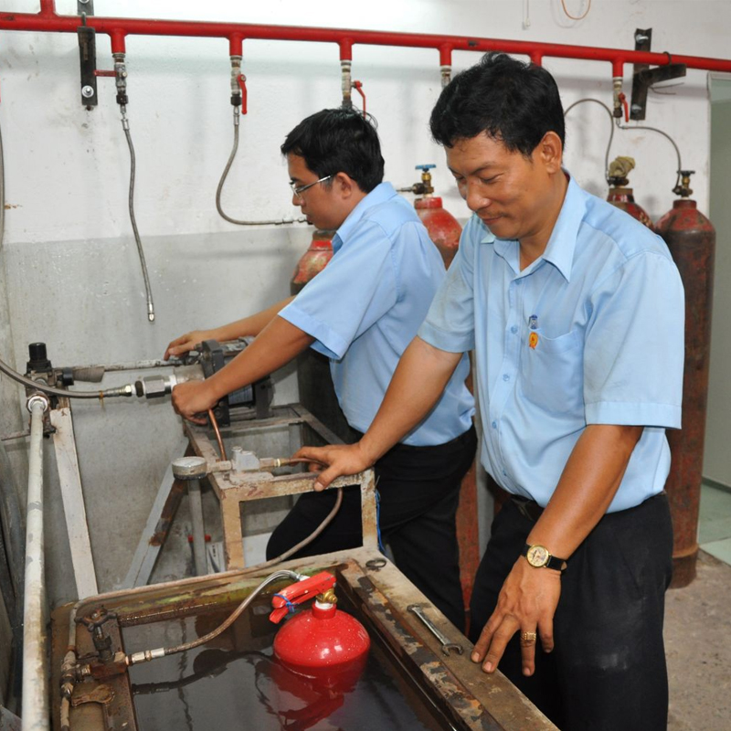 Công ty chuyên xúc nạp sạc lại bình chữa cháy uy tín nhất tại Hà Nội
